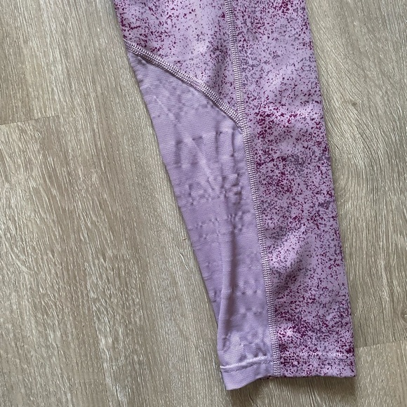 Gymshark Chalk Leggings Mallow Purple Splatter size medium - Picture 4 of 9
